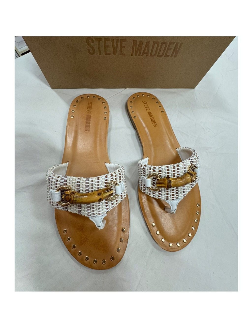 Steve Madden hooded thong slide sandal size 10 - Picture 4 of 9